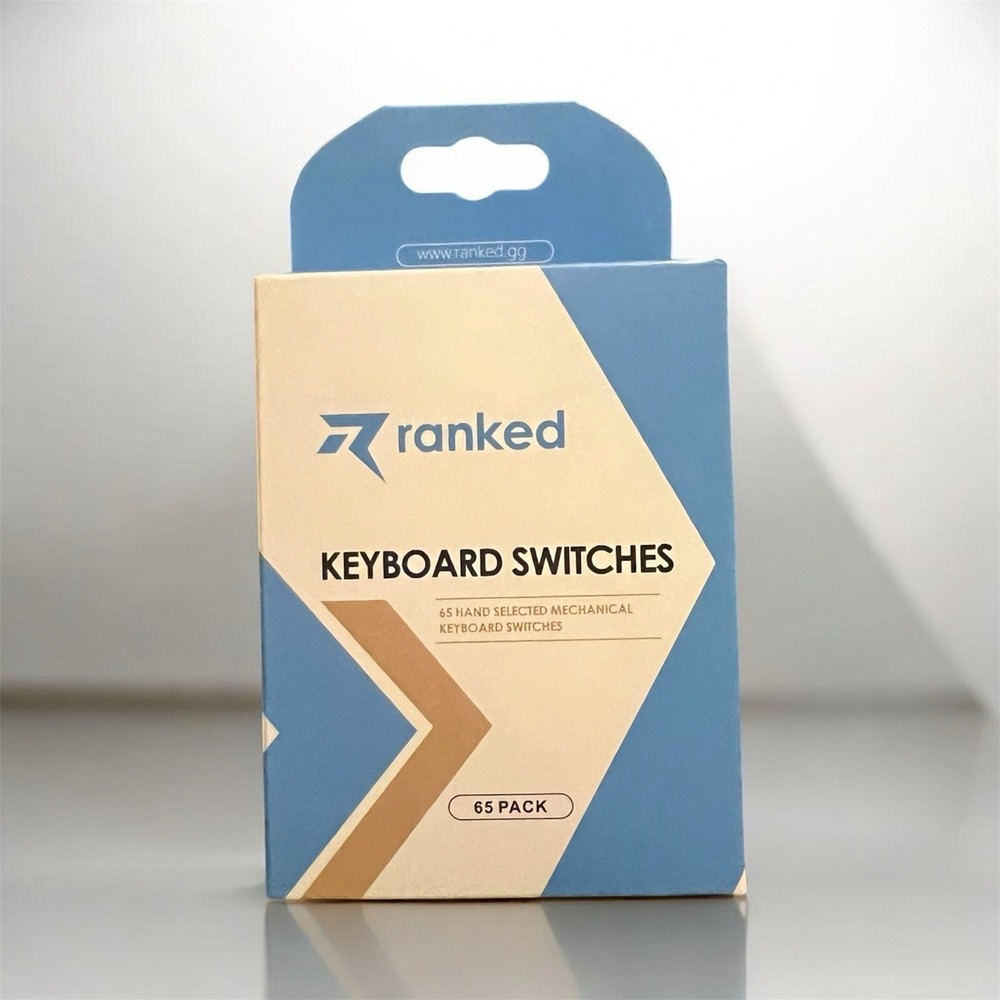 119.-   Ranked Kailh Key Switches for Mechanical (Kailh Speed Pale Blue, 65 Pcs)